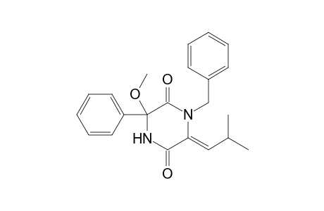 (Z)-1-BENZYL-6-ISOBUTYLIDENE-3-METHOXY-3-PHENYLPIPERAZINE-2,5-DIONE