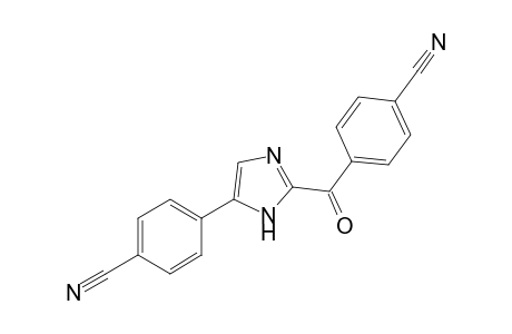 4-[2-(4-cyanobenzoyl)-1H-imidazol-5-yl]benzonitrile