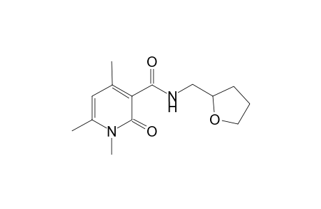 1,4,6-trimethyl-2-oxidanylidene-N-(oxolan-2-ylmethyl)pyridine-3-carboxamide