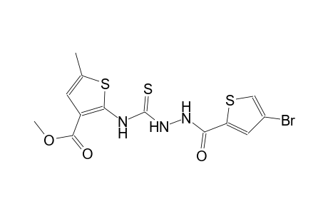 methyl 2-[({2-[(4-bromo-2-thienyl)carbonyl]hydrazino}carbothioyl)amino]-5-methyl-3-thiophenecarboxylate