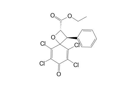 Ethyl 5,6,8,9-Tetrachloro-7-oxo-3-phenyl-1-oxaspiro[3.5]nona-5,8-dien-2-carboxylate