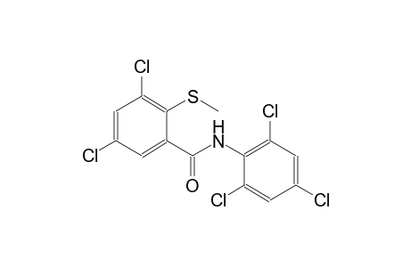 3,5-dichloro-2-(methylsulfanyl)-N-(2,4,6-trichlorophenyl)benzamide