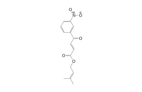 4-(3-Nitro-phenyl)-4-oxo-but-2-enoic acid 3-methyl-but-2-enyl ester