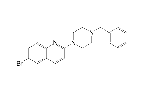 2-(4-Benzylpiperazin-1-yl)-6-bromoquinoline