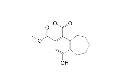 1-Hydroxy-6,7,8,9-tetrahydro-5H-benzocycloheptene-3,4-dicarboxylic acid dimethyl ester