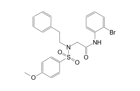 acetamide, N-(2-bromophenyl)-2-[[(4-methoxyphenyl)sulfonyl](2-phenylethyl)amino]-