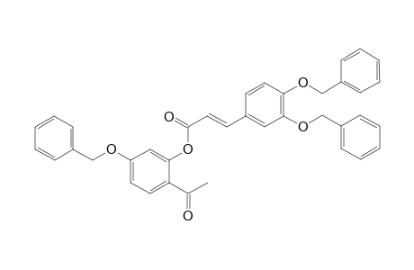 4'-(Benzyloxy)-2'-[(3",4"-bis<benzyloxy>cinnamoyl)oxy[]-acetophenone