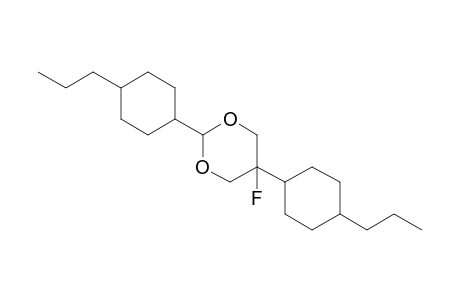 5-Fluoro-2,5-bis(4-propylcyclohexyl)-1,3-dioxane