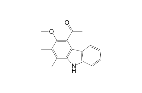 Ethanone, 1-(3-methoxy-1,2-dimethyl-9H-carbazol-4-yl)-