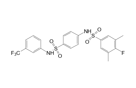 3',5'-dimethyl-4'-fluoro-N-(alpha,alpha,alpha-trifluoro-m-tolyl)-4,N'-bi[benzenesulfonamide]