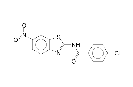 4-Chloro-N-(6-nitro-1,3-benzothiazol-2-yl)benzamide