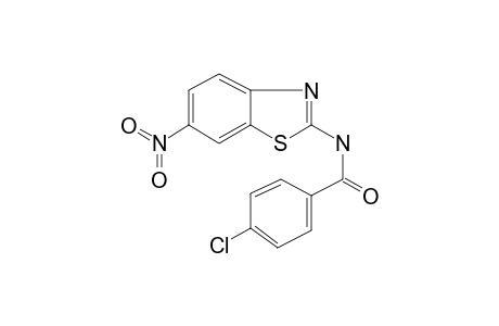 4-Chloro-N-(6-nitro-2-benzothiazolyl)benzamide