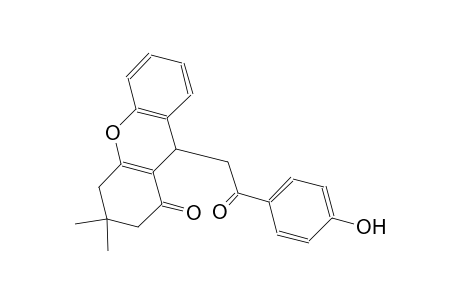 1H-xanthen-1-one, 2,3,4,9-tetrahydro-9-[2-(4-hydroxyphenyl)-2-oxoethyl]-3,3-dimethyl-