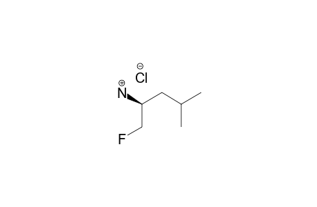 (S)-1-FLUORO-4-METHYLPENTAN-2-AMINE-HYDROCHLORIDE
