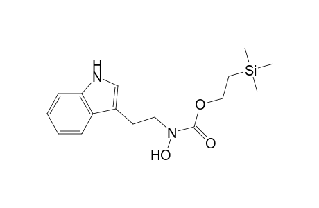 3-[2-(N-(((2-(trimethylsilyl)ethyl)oxy)carbonyl)-N-hydroxyamino)ethyl]indole