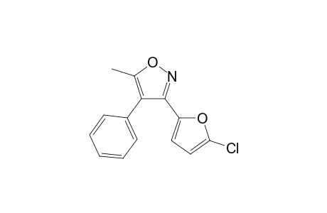 3-(5-Chloro-2-furyl)-4-phenyl-5-methylisoxazole