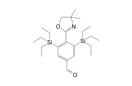 4-(4,4-dimethyl-4,5-dihydrooxazol-2-yl)-3,5-bis(triethylsilyl)benzaldehyde