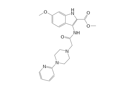 methyl 6-methoxy-3-({[4-(2-pyridinyl)-1-piperazinyl]acetyl}amino)-1H-indole-2-carboxylate