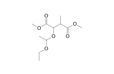 Dimethyl 2-(1-ethoxyethoxy)-3-methylsuccinate