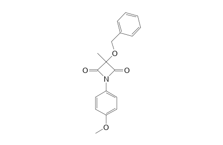 3-(BENZYLOXY)-1-(PARA-METHOXYPHENYL)-3-METHYLAZETIDINE-2,4-DIONE