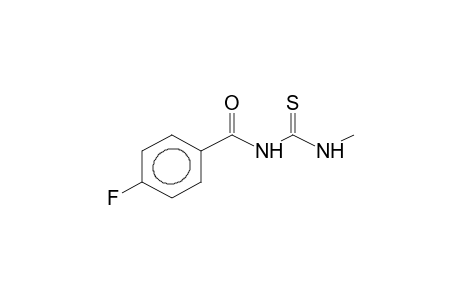 N-(4-FLUOROBENZOYL)-N'-METHYLTHIOUREA