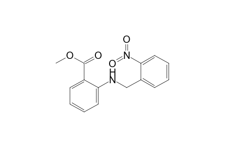 Benzoic acid, 2-[[(2-nitrophenyl)methyl]amino]-, methyl ester