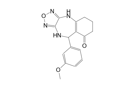 4H-[1,2,5]oxadiazolo[3,4-b][1,4]benzodiazepin-8(5H)-one, 6,7,9,10-tetrahydro-9-(3-methoxyphenyl)-