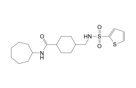 N-cycloheptyl-4-{[(2-thienylsulfonyl)amino]methyl}cyclohexanecarboxamide