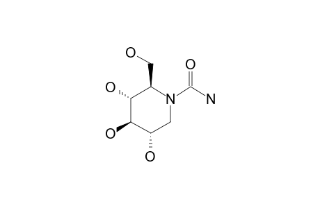 (2R,3R,4R,5S)-3,4,5-TRIHYDROXY-2-(HYDROXYMETHYL)-PIPERIDINE-1-CARBOXAMIDE