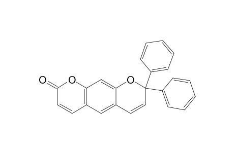 2,8-Dihydro-2,2-diphenylpyrano[3,2-g]-[1]-benzopyran-8-one