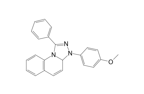 3-(4-Methoxy-phenyl)-1-phenyl-3,3a-dihydro-[1,2,4]triazolo[4,3-a]quinline