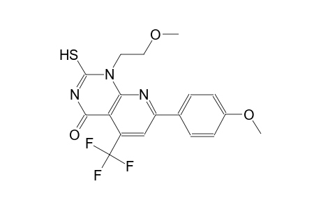 pyrido[2,3-d]pyrimidin-4(1H)-one, 2-mercapto-1-(2-methoxyethyl)-7-(4-methoxyphenyl)-5-(trifluoromethyl)-