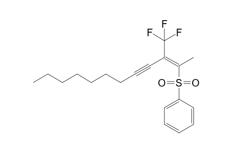 [(E)-1-methyl-2-(trifluoromethyl)undec-1-en-3-ynyl]sulfonylbenzene
