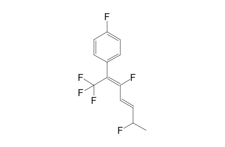 1,1,1,3,6-Pentafluoro-2-(4-fluorophenyl)-hepta-2E,4E-diene
