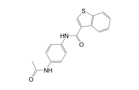 N-[4-(acetylamino)phenyl]-1-benzothiophene-3-carboxamide