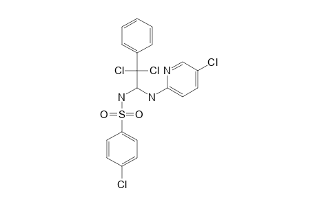 N-[2,2-DICHLORO-1-[(5-CHLORO-2-PYRIDINYL)-AMINO]-2-PHENYLETHYL]-4-CHLOROBENZENESULFONAMIDE