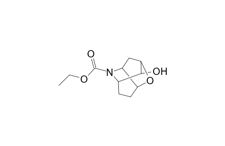 2,5-Methanofuro[3,2-b]pyridine-4(2H)-carboxylic acid, hexahydro-8-hydroxy-, ethyl ester, (2.alpha.,3a.beta.,5.alpha.,7a.beta.,8R*)-