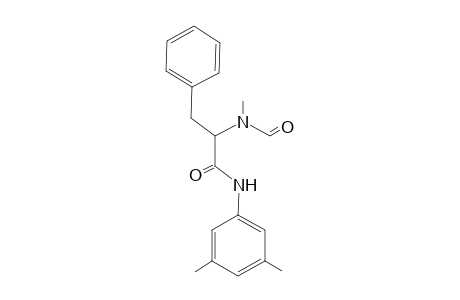 N-Methyl-N-[1-(N'-(3,5-dimethylphenyl)carbamyl)-2-phenylethyl]formamide
