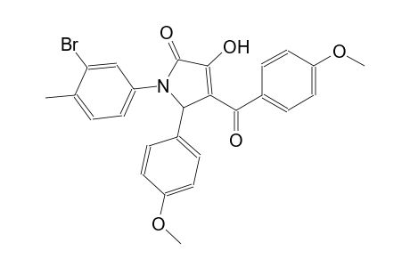 2H-pyrrol-2-one, 1-(3-bromo-4-methylphenyl)-1,5-dihydro-3-hydroxy-4-(4-methoxybenzoyl)-5-(4-methoxyphenyl)-