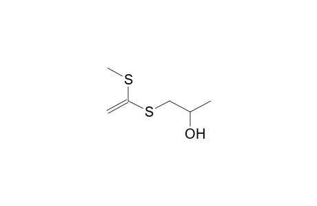 1-(2-HYDROXYPROPYLTHIO)-1-METHYLTHIOETHYLENE