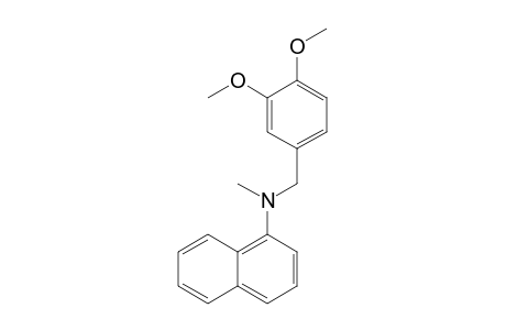 N-Methyl-N-(1-naphthyl)-3,4-dimethoxybenzylamine