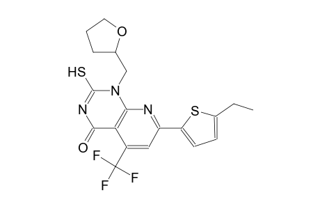 pyrido[2,3-d]pyrimidin-4(1H)-one, 7-(5-ethyl-2-thienyl)-2-mercapto-1-[(tetrahydro-2-furanyl)methyl]-5-(trifluoromethyl)-