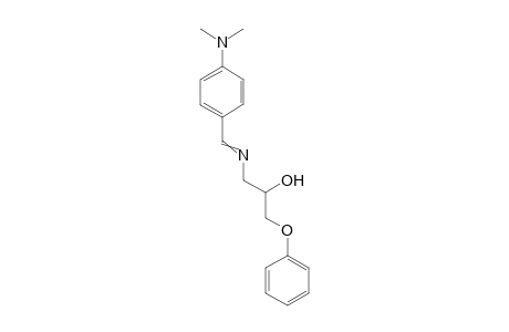 1-[[4-(dimethylamino)phenyl]methyleneamino]-3-phenoxy-propan-2-ol