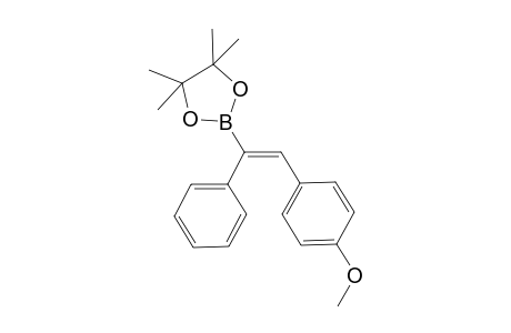 (Z)-2-(2-(4-methoxyphenyl)-1-phenylvinyl)-4,4,5,5-tetramethyl-1,3,2-dioxaborolane