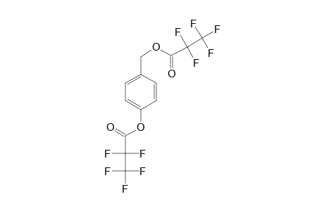 4-Hydroxybenzyl alcohol, bis(pentafluoropropionate)