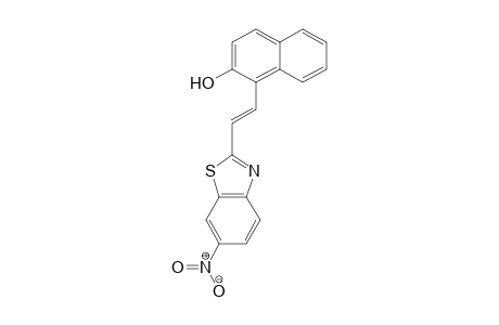 2-Naphthalenol, 1-[2-(6-nitro-2-benzothiazolyl)ethenyl]-