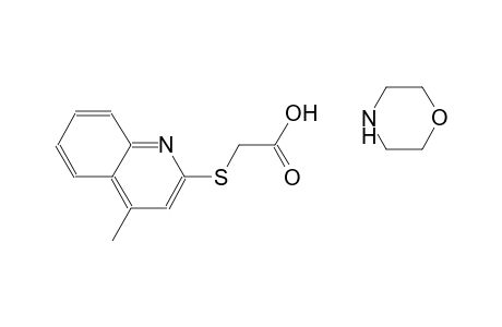 [(4-methyl-2-quinolinyl)sulfanyl]acetic acid compound with morpholine (1:1)