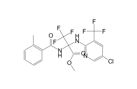 alanine, N-[5-chloro-3-(trifluoromethyl)-2-pyridinyl]-3,3,3-trifluoro-2-[(2-methylbenzoyl)amino]-, methyl ester