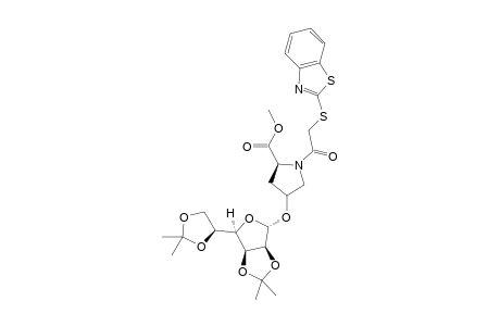 2-Benzothiazolylthioacetyl O-(2:3,5:6-di-O-isopropylidene-a-D-mannofuranosyl) L-hydroxyproline methyl ester