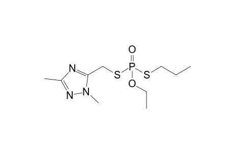 Phosphorodithioic acid, S-[(1,3-dimethyl-1H-1,2,4-triazol-5-yl)methyl] O-ethyl S-propyl ester